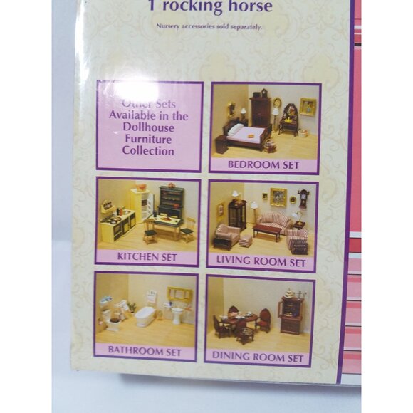 Melissa & Doug Dollhouse Furniture Nursery Set Dollhouse Furniture  Scale 1:12 - Picture 8 of 16